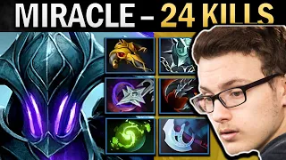 Razor Dota Gameplay Miracle with 24 Kills and Manta