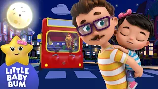 Wheels on the Bus Lullaby⭐ Mia's Sleepy Time! LittleBabyBum - Nursery Rhymes for Kids