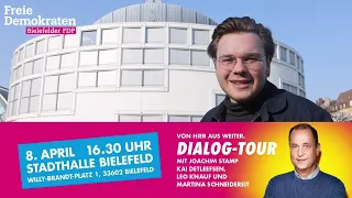 Fr. 8.4. 16:30 Uhr: Joachim Stamp im Dialog