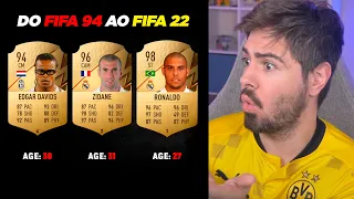 TOP 5 MELHORES JOGADORES DE CADA FIFA!!! DO FIFA 94 AO FIFA 22