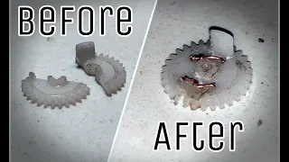 How to repair plastic gear at home || Malik's Lab