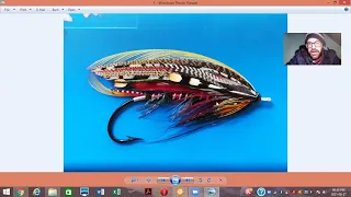 Salmon-fly tying zoom session with the feather mechanic