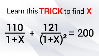 A Nice Algebra Equation • @MathMasteryMinds