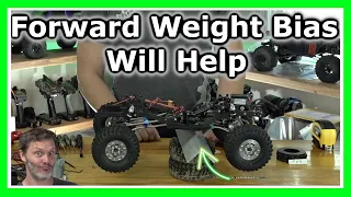 How To Master Ur Crawling Skills! Perfect Forward Weight Bias on Your RC Rock Crawler Holmes Hobbies