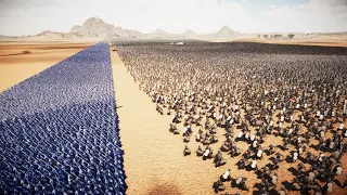 500,000 Persian Soldiers Vs 50,000 Heavy Knights | Ultimate Epic Battle Simulator 2 | UEBS 2