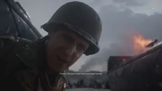 Call of Duty WW2 D Day mission on PS5