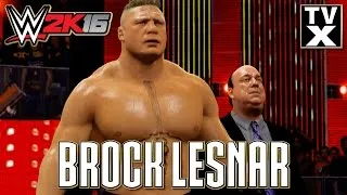 WWE 2K16 Superstar In-Depth: Brock Lesnar [Entrance, Move-Set, Signatures & Finishers]