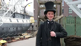 Mr Brunel explains the SS Great Britain's 1830s Dry Dock