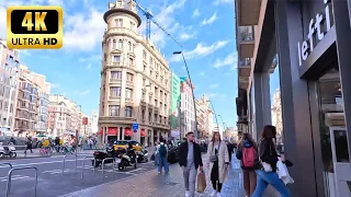 ☀️ Winter Walking tour in Barcelona: A Midweek Walk through the City [4K]