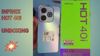 Infinix Hot 40i Unboxing// 32MP Selfie 256 GB STORAGE And More