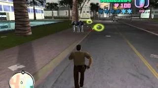 Перестрелка GTA Vice City (замедленное видео))