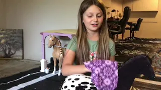 American girl DIY horse crafts ( ways to beat boredom episode 6 )