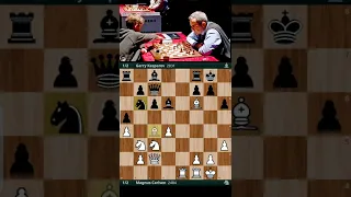 Carlsen vs Kasparov 2004 ||  Magnus Greatest match of all time || #chess #shorts