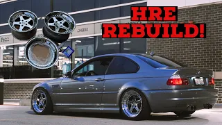 Rebuilding the HRE wheels for the E46 M3