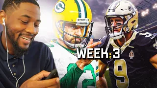 Packers vs. Saints Week 3 Highlights | NFL 2020 🏈 REACTION