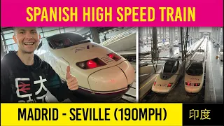 HIGH SPEED TRAIN IN SPAIN - Madrid Atocha to Seville Santa Justa