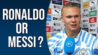 Ronaldo or Messi? | ft. Haaland, Neymar, Mbappe 2023