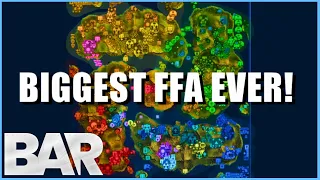 40 PLAYER FFA in Beyond All Reason 10v10v10v10's!