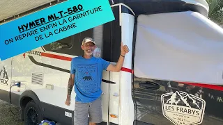 #50 HYMER MLT 580 LA GARNITURE S'EST DECOLEE, ON LA REPARE