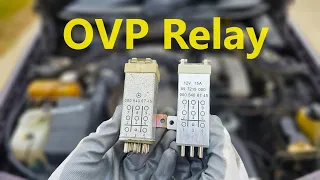 How To: Replace bad OVP relay Mercedes W124 DIY