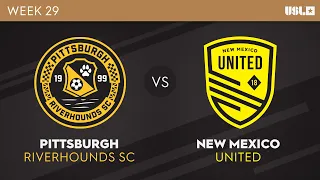 Pittsburgh Riverhounds SC v New Mexico United: September 23, 2023