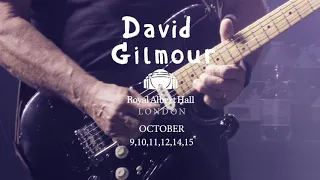 David Gilmour - London Shows Announced @royalalberthall