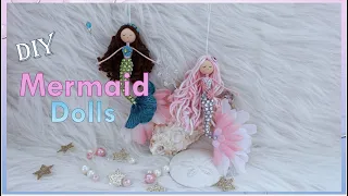 DIY Mermaid Dolls for Summer Decoration | Huong Harmon