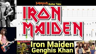 Genghis Khan - Iron Maiden - Guitar + Bass TABS Lesson