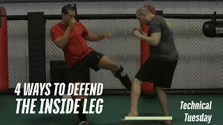 4 Ways To Defend The Inside Leg Kick