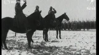 Belgian troops reviewed (1916)