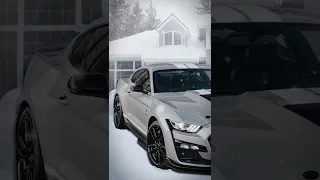 Ford Mustang GT 2022 in Snow!! #shorts