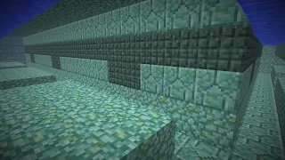 Minecraft Ocean Monument, Part 11: Draining the upper passageway