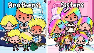 Brothers VS Sisters Stories Compilation 👧 👦 Toca Life World | Toca Boca @TocaMieFunny