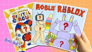 [🐾paper diy🐾] Roblox Jax pregnant many children 😱😱 Outfit Blind Bag Compilation 블라인드백 | ASMR