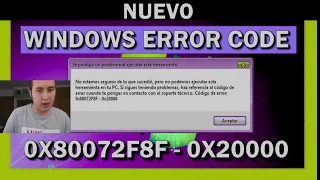 ERROR CODE Windows 7 0x80072F8F 0x20000 al ACTUALIZAR a Windows 10  Media Creation tool error Fixed