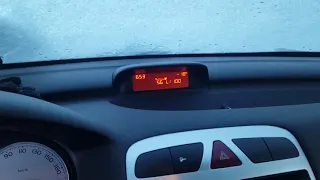 Peugeot 307 cold start - 18 C