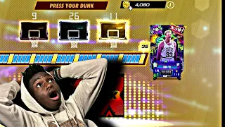 OPENING INSANE NEW PRESS YOUR DUNK PACKS! SO MANY GOOD PULLS! #nba2kmobile