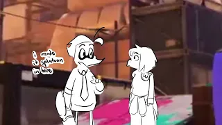 he made it splatoon in there - ducktales animatic