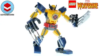 LEGO Marvel 76202 Wolverine Mech Armor - LEGO Speed Build Review