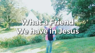 What A Friend We Have In Jesus | Lyrics | Worship Flags | Lydia Walker | Christian Acoustic Hymns