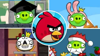 Angry Birds Seasons -  All Bosses + Cutscenes (No items)