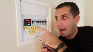 HOW TO Install a Budget ENERGY Meter   Din rail LED Volt, Ammeter