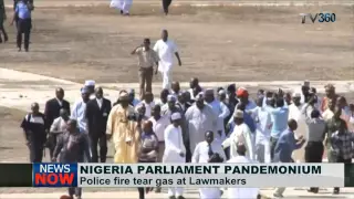 Pandemonium in National Assembly as speaker is locked out