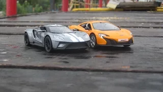 Mc-Laren 650 & 2017 Ford GT scale model Photoshoot