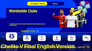 Pes 2022 PPSSPP Chelito V Final English Version | PPSSPP