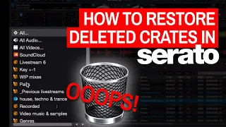 How To Restore Deleted Crates In Serato DJ Pro & Serato DJ Lite