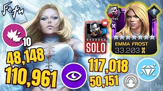 Emma R3 está bastante fresca - La REINA de las INMUNIDADES - GLYKHAN SOLO - Guía y gameplay - MCOC