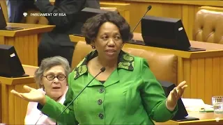 Comedy In Parliament - Angie Motshekga Pushed In A Corner