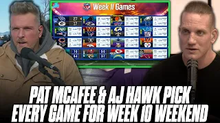 The Pat McAfee Show Pick & Predicts EVERY GAME For The NFL Week 11 Weekend