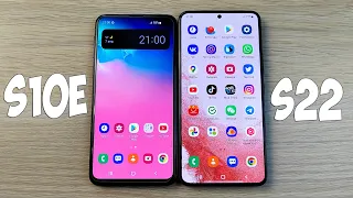 SAMSUNG GALAXY S10E VS GALAXY S22 - ЧТО ИЗМЕНИЛОСЬ ЗА 3 ГОДА? ПОЛНОЕ СРАВНЕНИЕ!